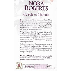 "Ce soir et à jamais" Nora Roberts/ Très bon état/ 2000/ Livre poche