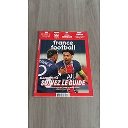 FRANCE FOOTBALL n°3903 04/05/2021  PSG: Marquinhos, suivez le guide/ René Girard/ OM désirs d'avenir/ Rétro: Bordeaux