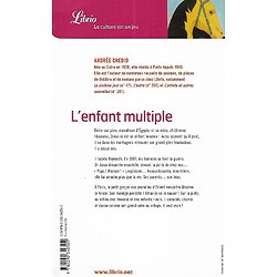 "L'enfant multiple" Andrée Chedid/ Très bon état/ Livre poche