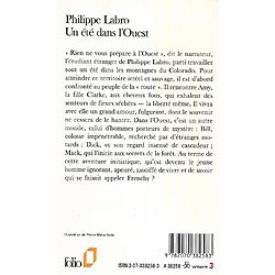 "Un été dans l'Ouest" Philippe Labro/ Bon état/ 1992/ Livre poche