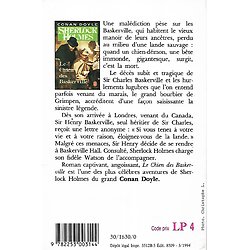 "Sherlock Holmes: Le chien des Baskerville" Conan Doyle/ Bon état/ 1994/ Livre poche