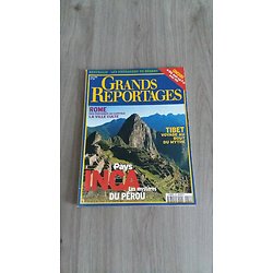 GRANDS REPORTAGES n°211 août 1999 Pays Inca: Les mystères du Pérou/ Rome, la ville culte/ Tibet, voyage au bout du mythe/ Australie, messager du désert