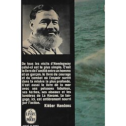 "Le vieil homme et la mer" Ernest Hemingway/ Bon état d'usage/ 1967/ Livre poche