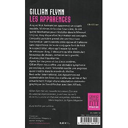 "Les Apparences" Gillian Flynn/ Très bon état/ 2014/ Livre poche