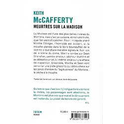 "Meurtres sur la Madison" Keith McCafferty/ Totem/ Gallmeister/ Excellent état/ 2019/ Livre poche