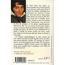 "Le Rouge et le Noir" Stendhal/ 1995/ Très bon état/ Livre poche