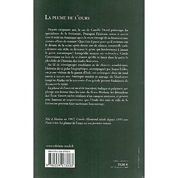 "La plume de l'ours" Carole Allamand/ Très bon état/ Livre broché