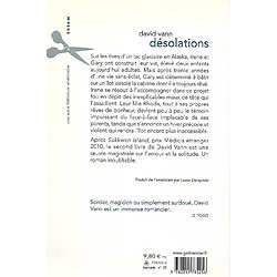 "Désolations" David Vann/ Bon état/ Totem, Gallmeister/ 2012/ Livre poche 