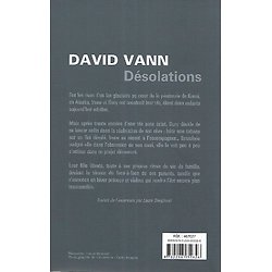 "Désolations" David Vann/ Très bon état/ 2012/ Livre broché