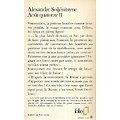 "Août quatorze II" Alexandre Soljénitsyne/ Bon état d'usage/ 1974/ Livre poche 