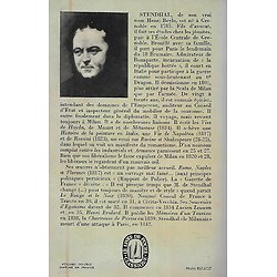 "La Chartreuse de Parme" Stendhal, texte intégral/ 1962/ Bon état d'usage/ Livre poche 