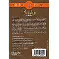 "Phèdre" Racine/ BiblioLycée Hachette/ Très bon état/ 2014/ Livre poche