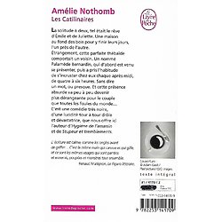 "Les Catilinaires" Amélie Nothomb/ Très bon état/ 2010/ Livre poche 