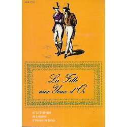 "La Duchesse de Langeais" suivi de "La Fille aux Yeux d'Or" Honoré de Balzac/ Bon état/ 1967/ Livre poche