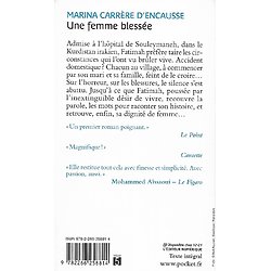 "Une femme blessée" Marina Carrère d'Encausse/ Excellent état/ 2016/ Livre poche 