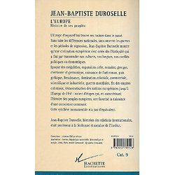 "L'Europe. Histoire de ses peuples" Jean-Baptiste Duroselle/ Bon état/ Livre poche