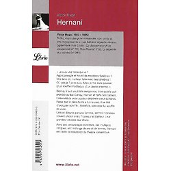 "Hernani" Victor Hugo/ Très bon état/ Librio/ 2009/ Livre poche 