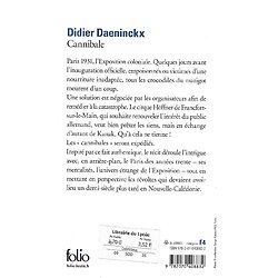 "Cannibale" Didier Daeninckx/ Bon état/ 2004/ Livre de poche 