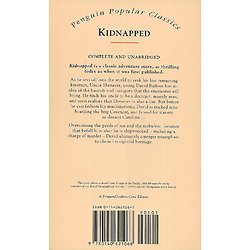 "Kidnapped" Robert Louis Stevenson/ Très bon état/ Penguin Popular Classics/ 1994/ Livre poche 