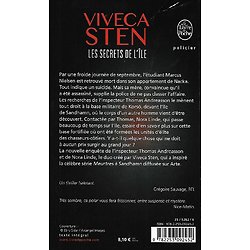 "Les secrets de l'île" Viveca Sten/ Très bon état/ 2017/ Livre poche 