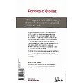 "Paroles d'étoiles: mémoire d'enfants cachés 1939-1945" Jean-Pierre Guéno/ Bon état/ 2015/ Livre broché
