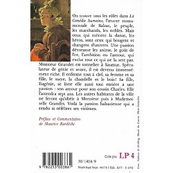 "Eugénie Grandet" Honoré de Balzac/ Très bien conservé/ 1992/ Livre poche 