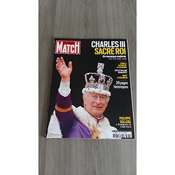 PARIS MATCH n°3862 09/05/2023  Charles III sacré roi, 38 pages historique/ Hommage: Philippe Sollers/ Mercenaires russes en Ukraine