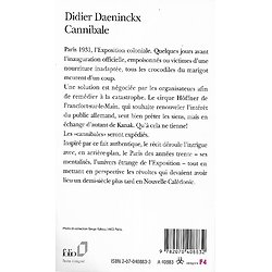 "Cannibale" Didier Daeninckx/ Très bon état/ 2004/ Livre de poche