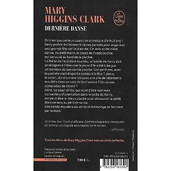 "Dernière danse" Mary Higgins Clark/ Très bon état/ 2020/ Livre poche