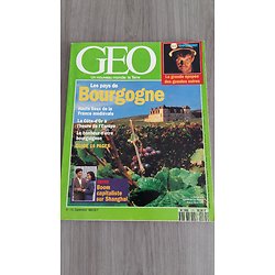 GEO n°175 septembre 1993  Les pays de Bourgogne/ Epopée des gueules noires/ Le boom de Shangai/ Le Maroc au gré des vents