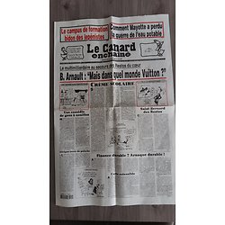 LE CANARD ENCHAINE n°5365 06/09/2023  B.Arnault, le milliardaire au secours des Restos du coeur: "Mais dans quel monde Vuitton?"