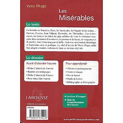 "Les Misérables" Victor Hugo/ Très bon état/ Larousse/ 2010/ Livre poche