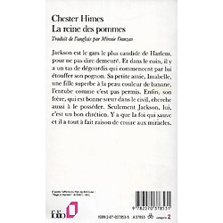 "La reine des pommes" Chester Himes/ Bon état/ 1991/ Livre poche