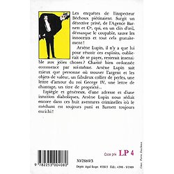 "Arsène Lupin: L'agence Barnett et Cie" Maurice Leblanc/ Bon état/ 1989/ Livre poche