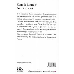 "Ni toi ni moi" Camille Laurens/ Très bon état/ 2008/ Livre poche