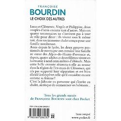 "Le choix des autres" Françoise Bourdin/ Très bon état/ 2018/ Livre poche 