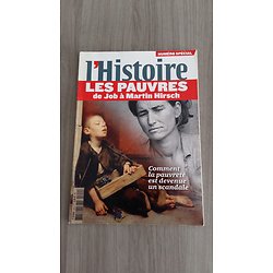 L'HISTOIRE n°349 janvier 2010  Numéro spécial: Les pauvres, de Job à Martin Hirsch; comment la pauvreté est devenue un scandale/ Camus, l'algérien/ La prise de pouvoir par Clovis