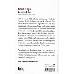 "La salle de bal" Anna Hope/ Bon état/ 2019/ Livre poche 