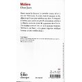 "Dom Juan" Molière/ Folio/ Bon état/ 2014/ Livre poche 