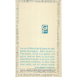 "Théâtre 1" Alfred de Musset/ Bon-correct état d'usage/ Garnier Flammarion/ 1962/ Livre poche 