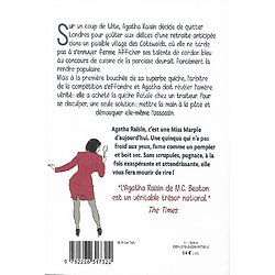 "Agatha Raisin enquête, T.1 La quiche fatale" M.C. Beaton/ Bon état/ 2018/ Livre broché