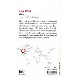 "Winter" Rick Bass/ Bon état/ Folio/ 2010 / Livre poche