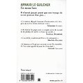 "En moins bien" Arnaud Le Guilcher/ Très bon état/ 2013/ Livre poche