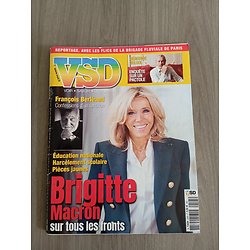 VSD n°2195 mars 2024  Brigitte Macron sur tous les fronts/ Héritage Delon: enquête sur un pactole/ Avec la brigade fluviale de Paris