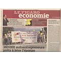 LE FIGARO n°21502 21/09/2013  Contribution climat-énergie/ Auto-entrepreneurs/ Cartier/ Programmes scolaires