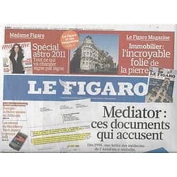 LE FIGARO n°20647 18/12/2010  MEDIATOR/ EURO/ CYBERGUERRE/ PARFUMS/ AF 447