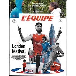 L'EQUIPE MAGAZINE n°1799 07/01/2017  LONDON FOOTBALL WEEK/ GIROUD/  YASUBELE/LE GOUROU DE DJOKOVIC