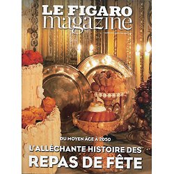 LE FIGARO MAGAZINE n°22504 16/12/2016  L'alléchante histoire des repas de fête/ Walt Disney/ Le Ku Klux Klan/ Michael Fassbender