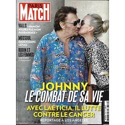 PARIS MATCH N°3539 16 MARS 2017  JOHNNY HALLYDAY/ RODIN/ MOSSOUL/ HAUTE COUTURE/ TEHERAN