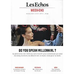 LES ECHOS WEEK-END n°65 24/02/2017  Les Millenials & la mode/ Jared Kushner/ M6/ Luther/ Le bridge